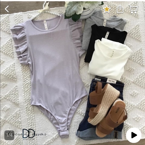 mittoshop Tops - White bodysuit